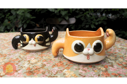 Mug-bowl Cat Mowl - Nghich Dat - Clay Play