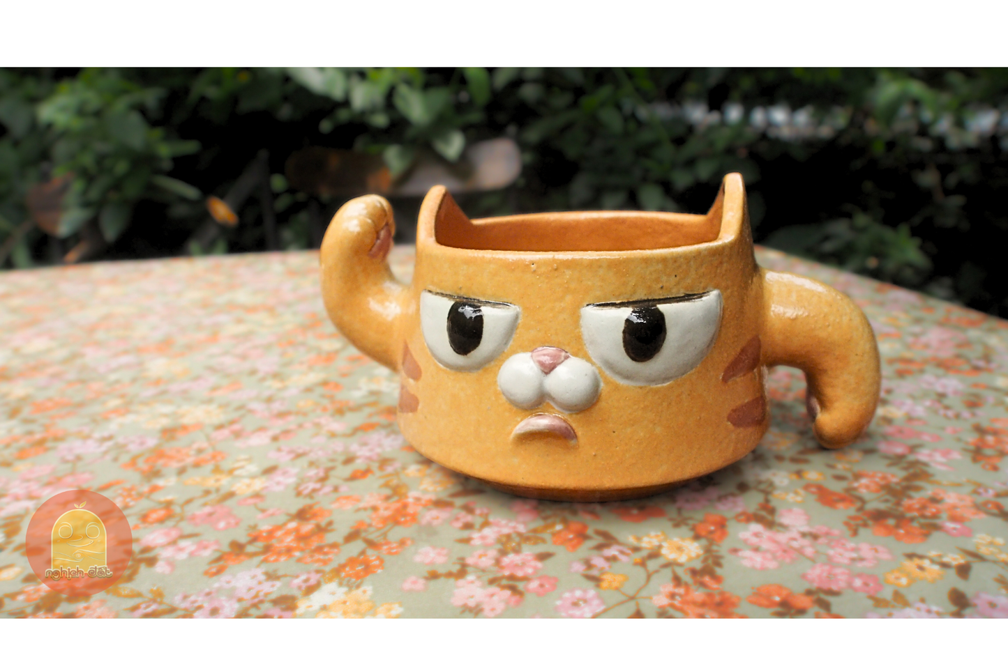 Mug-bowl Cat Mowl - Nghich Dat - Clay Play