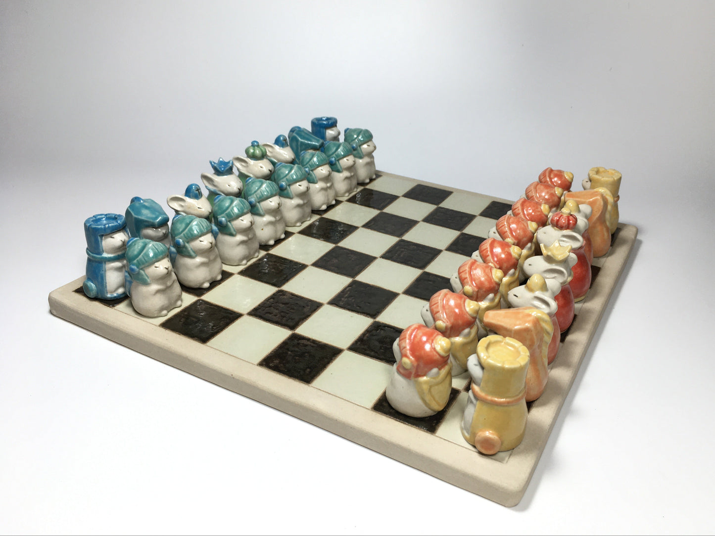 Ceramic chessboard - Nghich Dat - Clay Play